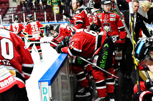 Malmö Redhawks Jens Jakobs deppar
