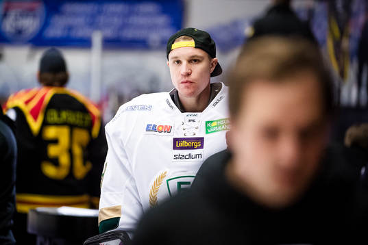 Färjestads målvakt Justin Pogge