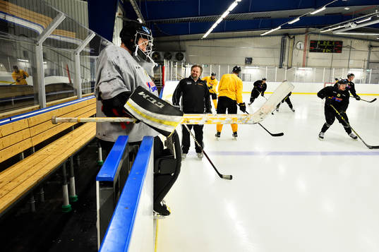 Ishockeylaget Pantern ska kvala till Allsvenskan. I
