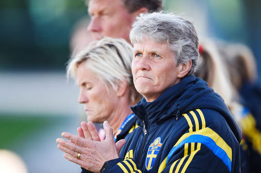 Sveriges förbundskapten Pia Sundhage