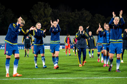 Lisa Dahlkvist, Lotta Schelin, Elin Rubensson, Emma