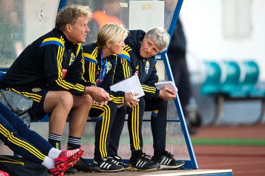 Sveriges målvaktstränare Mikael Olsson, assisterande