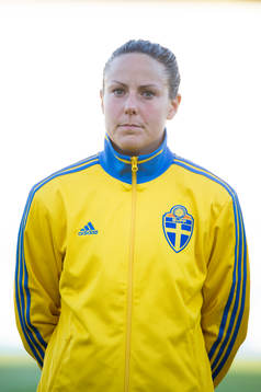 Sveriges målvakt Carola Söberg