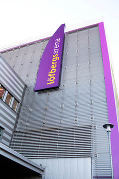Exteriör bild av Löfbergs Arena