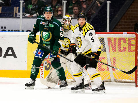 Färjestads Tero Koskiranta och Brynäs Lukas Kilström