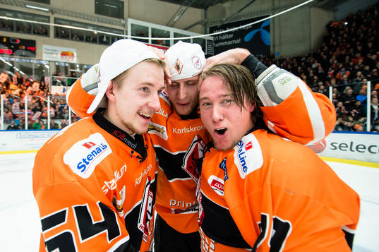 Karlskronas Jonathan Pudas ,Alexander Bergström , Filip