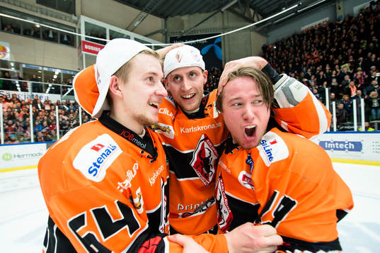Karlskronas Jonathan Pudas ,Alexander Bergström , Filip