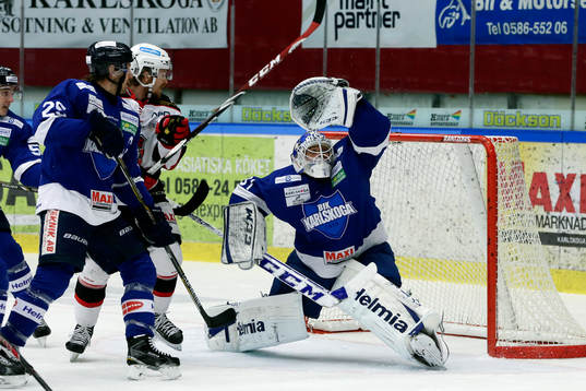 Karlskogas målvakt Joel Gistedt