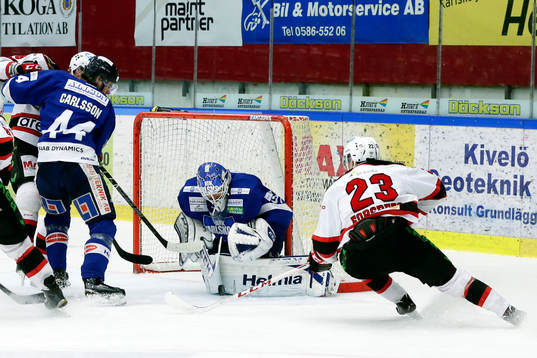 Karlskogas målvakt Joel Gistedt
