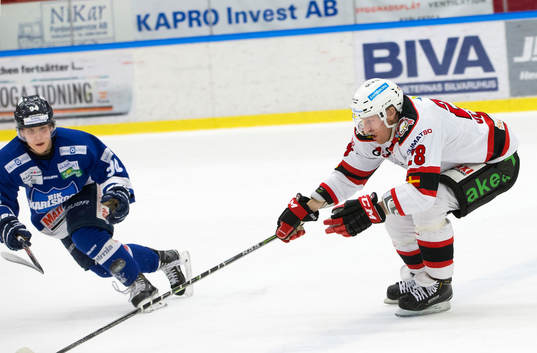 Karlskogas Henrik Larsson och Malmö Redhawks  Jens Olsson