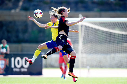 Sveriges Emma Berglund och Tysklands Lena Petermann