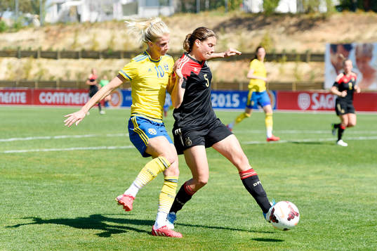 Sveriges Sofia Jakobsson och Tysklands Annike Krahn