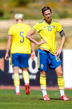 Sveriges Therese Sjögran deppar