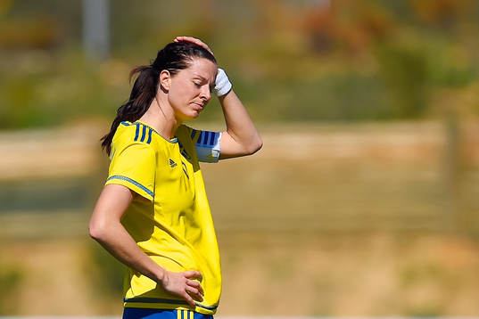 Sveriges Lotta Schelin deppar