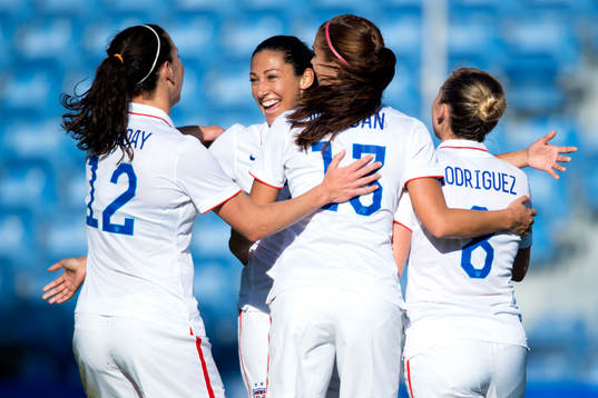 Bläddra bland fler bilder av Fotboll, Algarve Cup, Final, Frankrike - USA