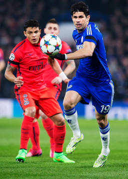 Paris Thiago Silva och Chelseas Diego Costa