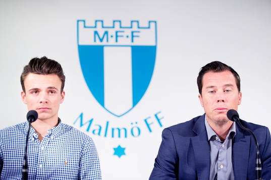 Andreas Vindheim och sportchef Daniel Andersson