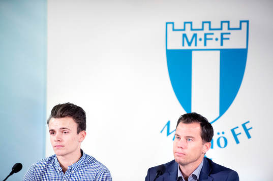 Andreas Vindheim och sportchef Daniel Andersson