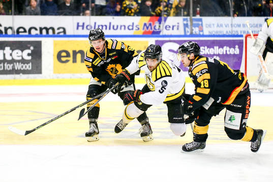 Skellefteås Patrik Zackrisson   och Andrew Calof