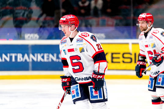 Södertäljes Oscar Ahlström och Michal Gulasi deppar