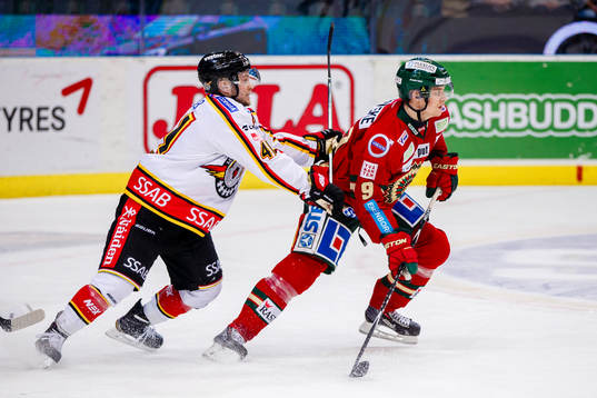 Luleås Chad Billins och Frölundas Max Görtz