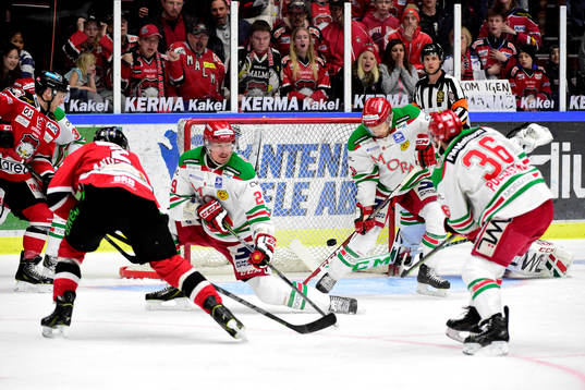 Malmö Redhawks Nils Andersson gör 1-1