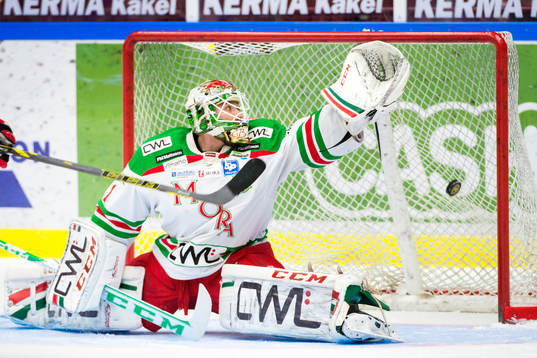 Malmö Redhawks Fabian Brunnströms (ej i bild) gör 2-1