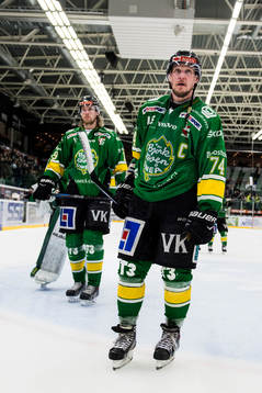 Björklövens William Quist och Stefan Öhman deppar