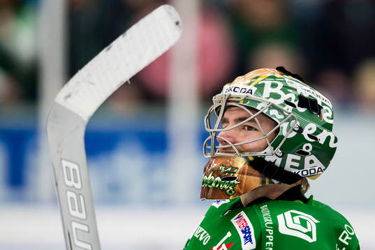 Björklövens målvakt Kevin Lindskoug