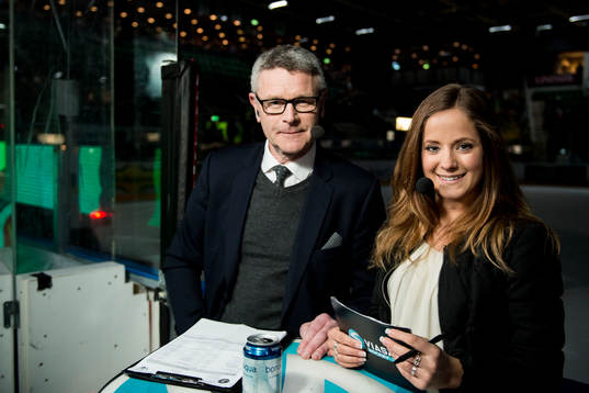 Viasats Harald Lückner och Isabel Boltenstern