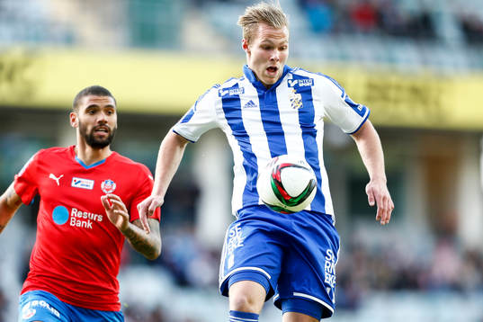 IFK Göteborgs Gustav Engvall och Helsingborgs Victor