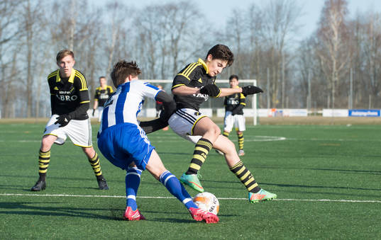 i matchen i Tipselit Cup mellan IFK Göteborg och AIK i