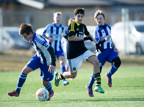 i matchen i Tipselit Cup mellan IFK Göteborg och AIK i