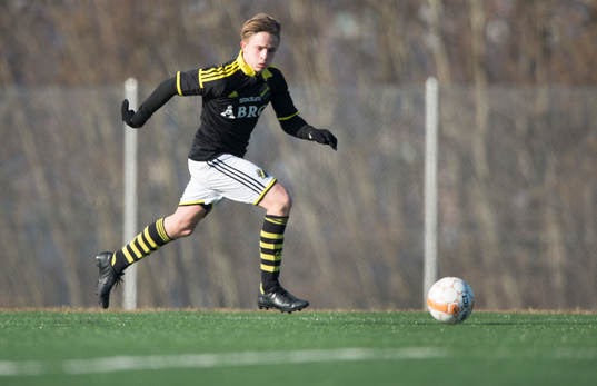 i matchen i Tipselit Cup mellan IFK Göteborg och AIK i