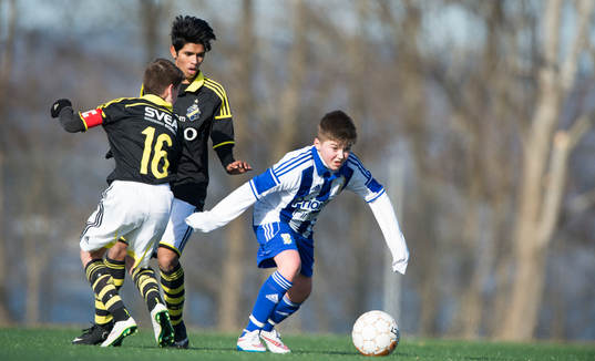 i matchen i Tipselit Cup mellan IFK Göteborg och AIK i