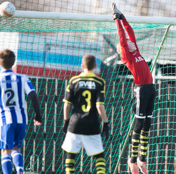 i matchen i Tipselit Cup mellan IFK Göteborg och AIK i