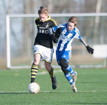 i matchen i Tipselit Cup mellan IFK Göteborg och AIK i