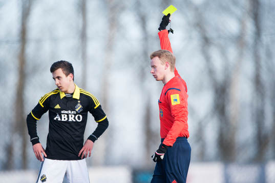 i matchen i Tipselit Cup mellan IFK Göteborg och AIK i