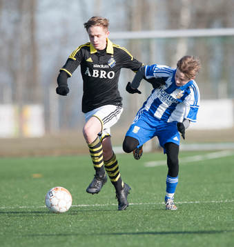 i matchen i Tipselit Cup mellan IFK Göteborg och AIK i