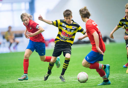 Skiljebos William Björnsson i matchen i Tipselit Cup