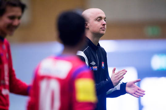 Örgrytes tränare i matchen i Tipselit Cup mellan Örgryte