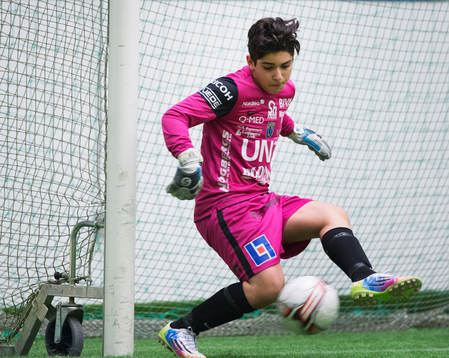 Sirius målvakt i matchen i Tipselit Cup mellan Örgryte