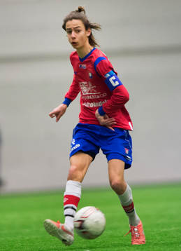 Örgrytes Tyler Sernling i matchen i Tipselit Cup mellan