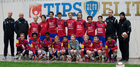 Örgrytes lag i matchen i Tipselit Cup mellan Örgryte och