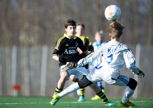 i matchen i Tipselit Cup mellan IFK Göteborg och AIK i