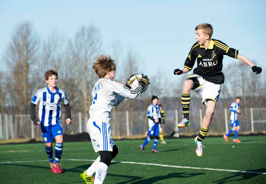 i matchen i Tipselit Cup mellan IFK Göteborg och AIK i