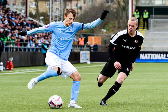 Malmö FFs Magnus Wolff Eikrem och Örebros Daniel