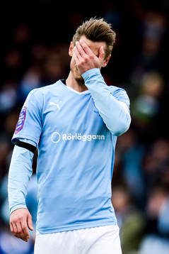 Malmö FFs Markus Rosenberg deppar