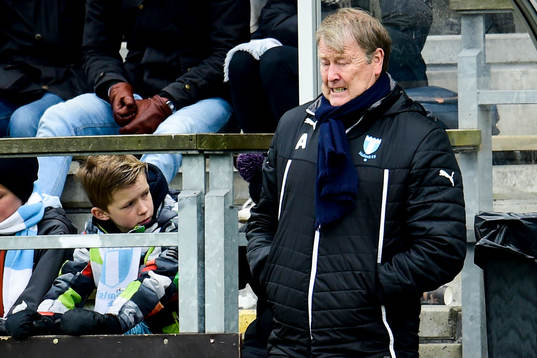 Malmö FFs tränare Åge Hareide deppar