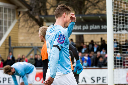 Malmö FFs Markus Rosenberg deppar